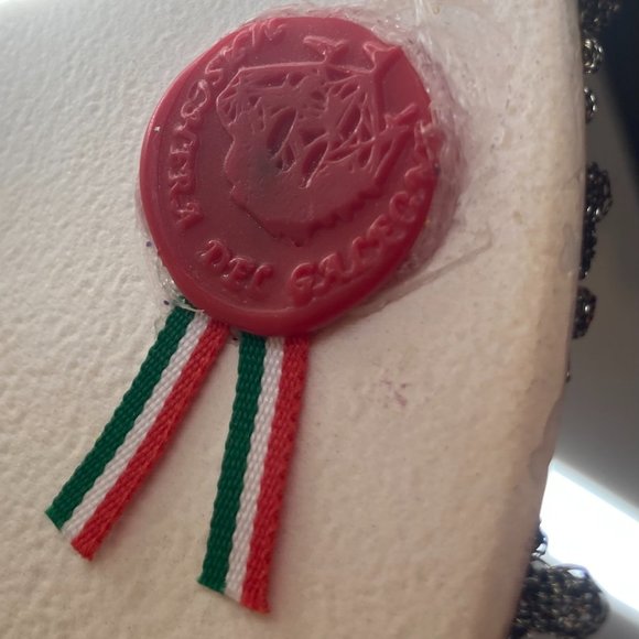 Vintage Venetian Jester Face Mask, Jolly Mask, Joker, Made in Italy, Hand - Picture 9 of 9